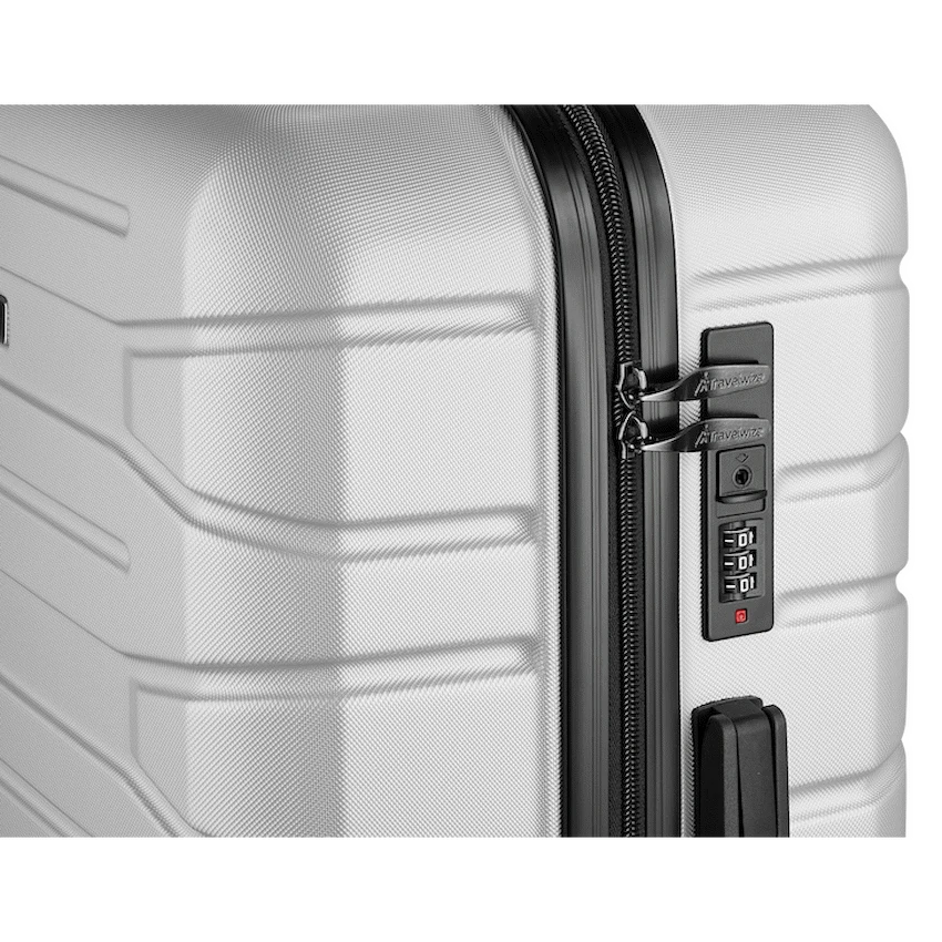 Travelwize Cabana ABS 4-Wheel Spinner 65cm Luggage - Platinum