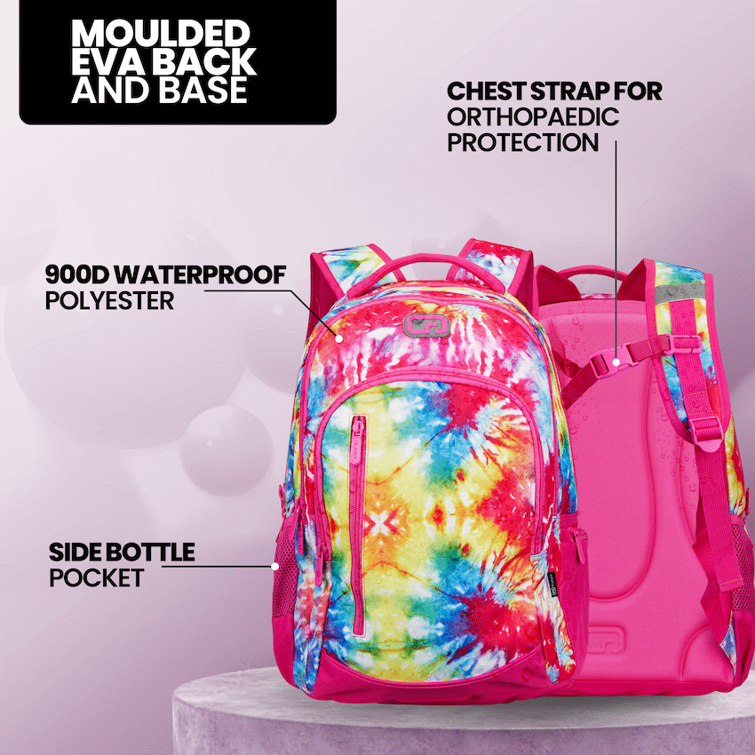 Quest Tie-Dye Scholar 30l Backpack - Pink