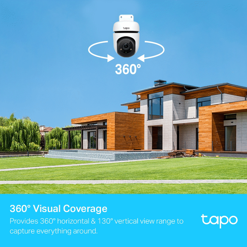 Tapo TP-Link Tapo C500 1080p Outdoor Pan/Tilt Security Wi-Fi Camera