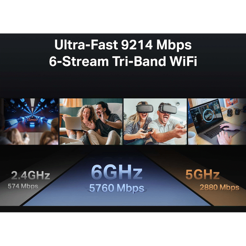 Archer BE550 BE9300 Tri-Band Wi-Fi 7 Router
