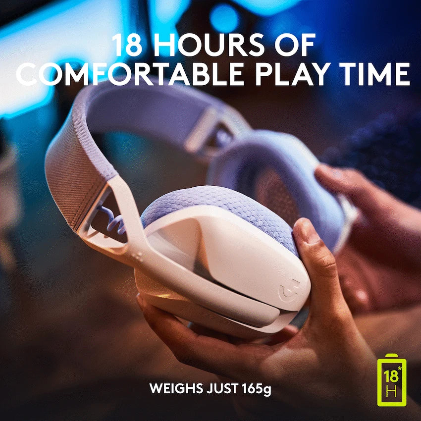 Logitech(R) G435 LIGHTSPEED Wireless Gaming Headset - White - Guards On Duty Shop & Security Guards