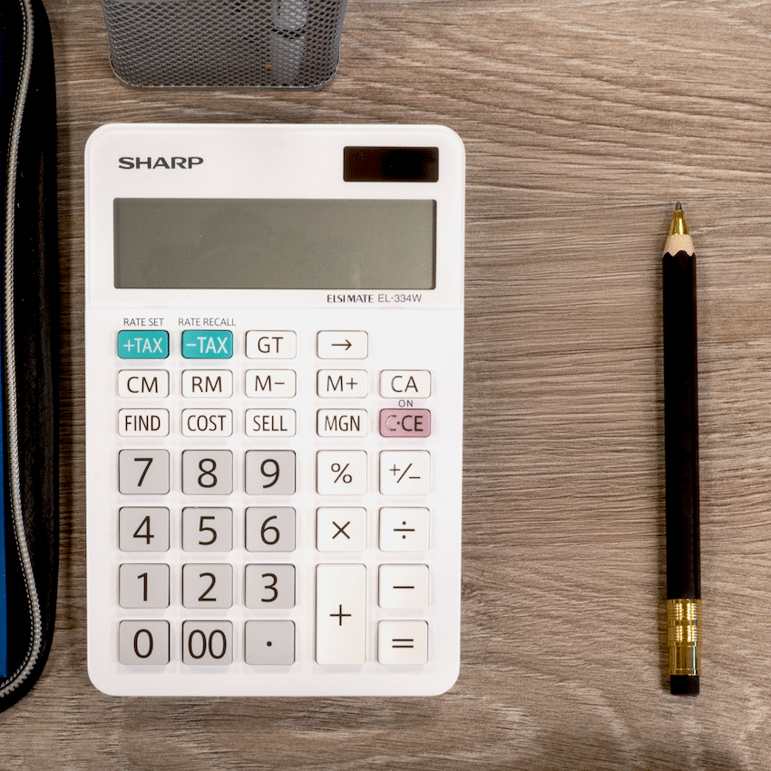 Sharp ElsiMate EL334WB - 12 Digit Desk Calculator - Guards On Duty Shop & Security Guards