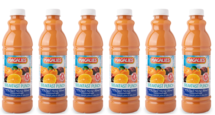 6 x MAGALIES 1 liter Breakfast Punch 40% (Sold 6x 1L Per Case) - Magalies Nectar Juice