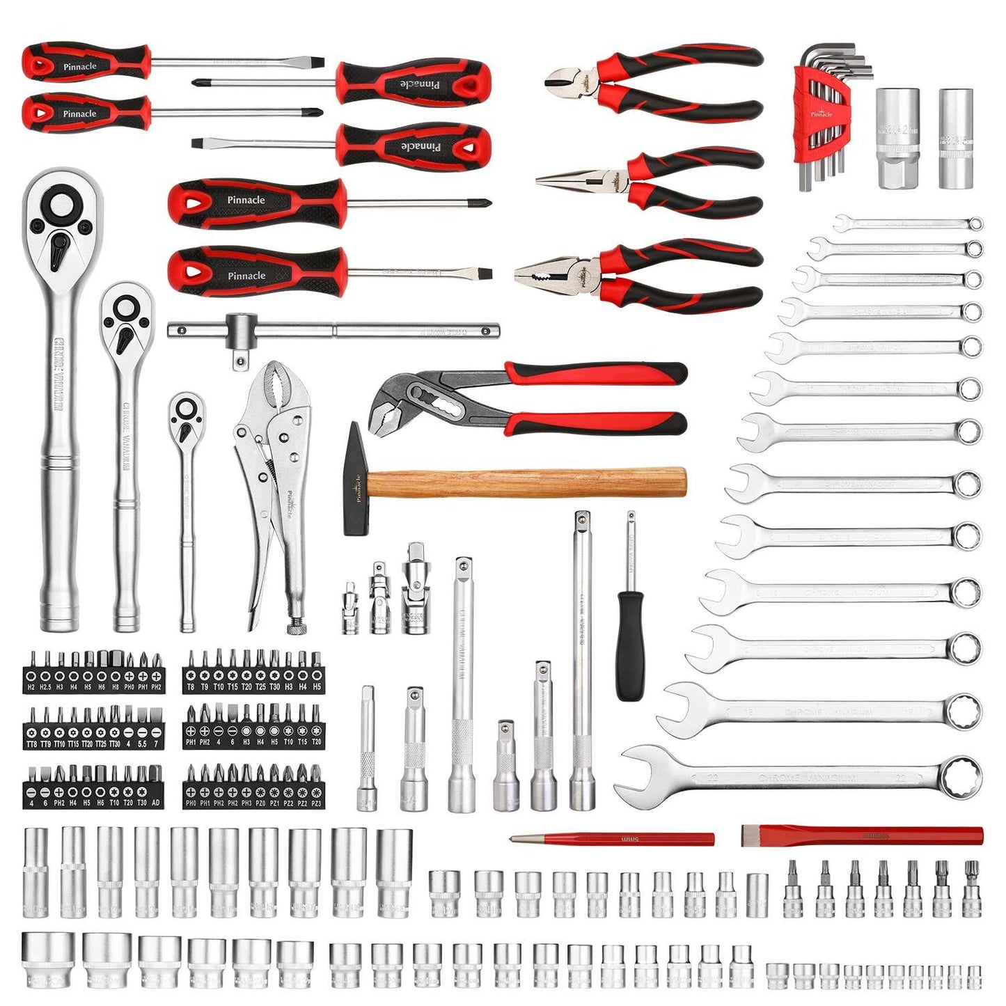 Pinnacle 166pcs Cantilever Tool Box Set
