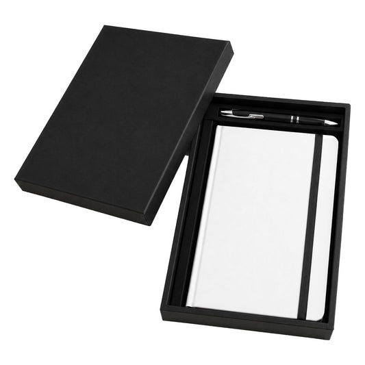 Nova Notebook & Pen Gift Set - Black