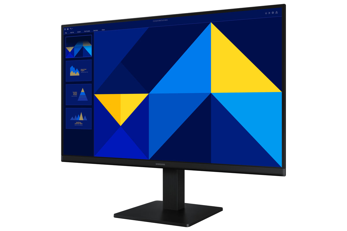 SAMSUNG LS24D300GA 24'' FHD IPS Borderless Monitor; 1920x1080; 100Hz; 5GTG ms; 178/ 178 Viewing Angle; 1xD Sub ;1x HDMI ; 16.7M