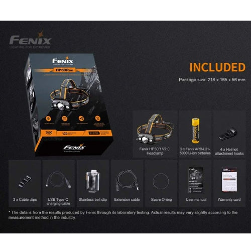 Fenix Headlamp HP30R V2.0 - Rechargeable