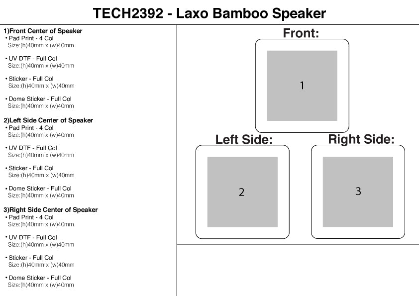 Laxo Bamboo Speaker