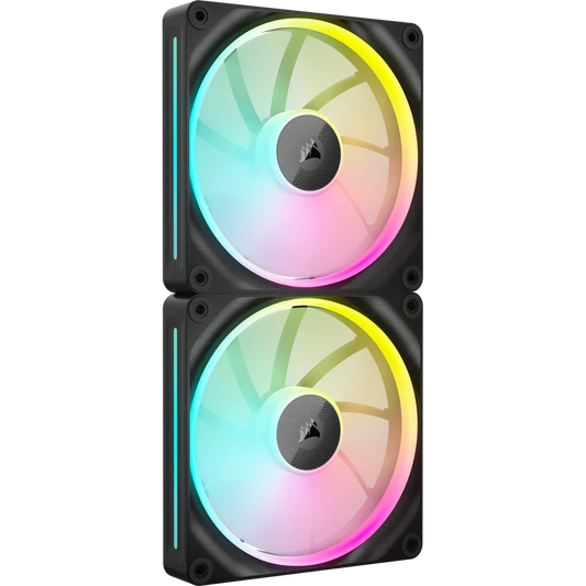Corsair LX RGB Series; iCUE LINK LX140 RGB; 140mm Fan; Dual Pack; iCUE LINK System Hub Included