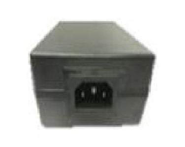 This Level VI efficiency AC/DC power supply brick operates within a voltage range of 100-240 VAC. It delivers 12V; drawing 9A; r