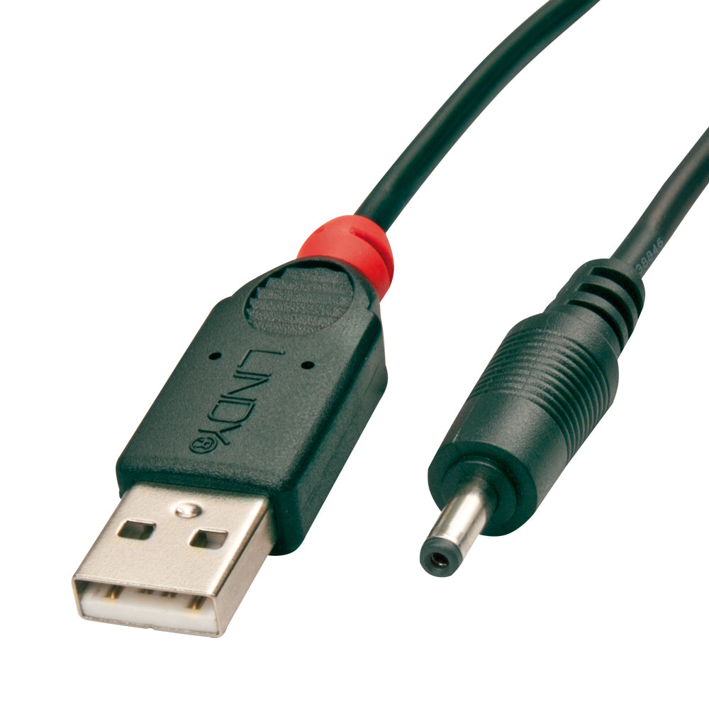 Lindy 1.5m Usb to 1.3mm/3.5mm Dc Adapter (70266) — Lindy | Guards on Duty Shop