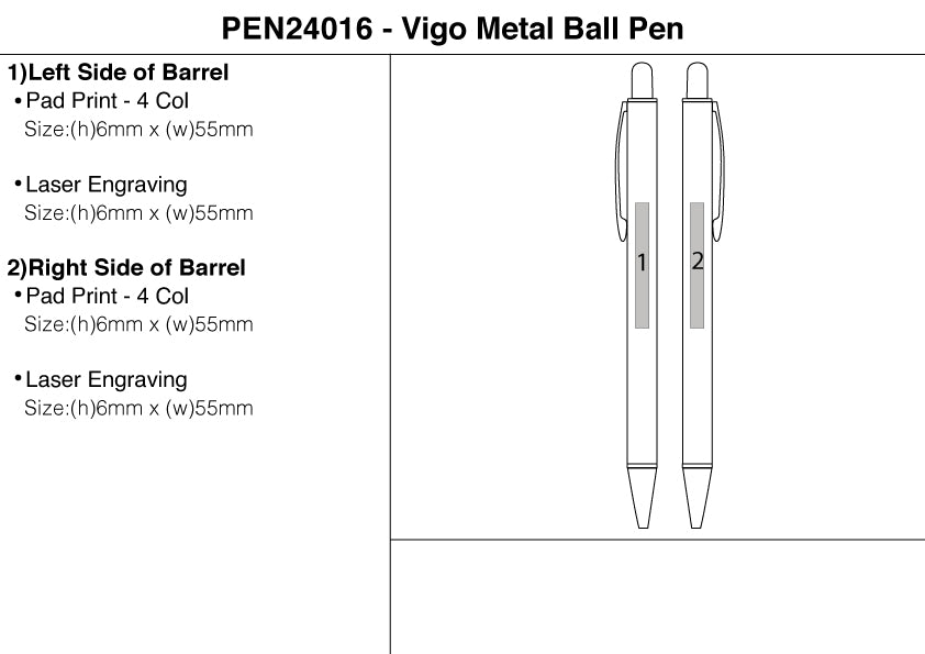 Vigo Metal Ball Pen