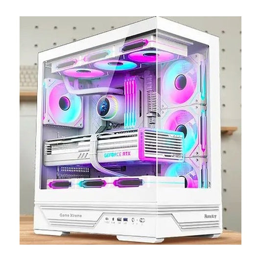 Huntkey 710-434760D1R6 - HUNTKEY GX760A FATE GAMING CASE WHITE