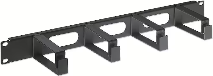 Intellinet 19 Inch 4 Long Rings Cable Management Panel