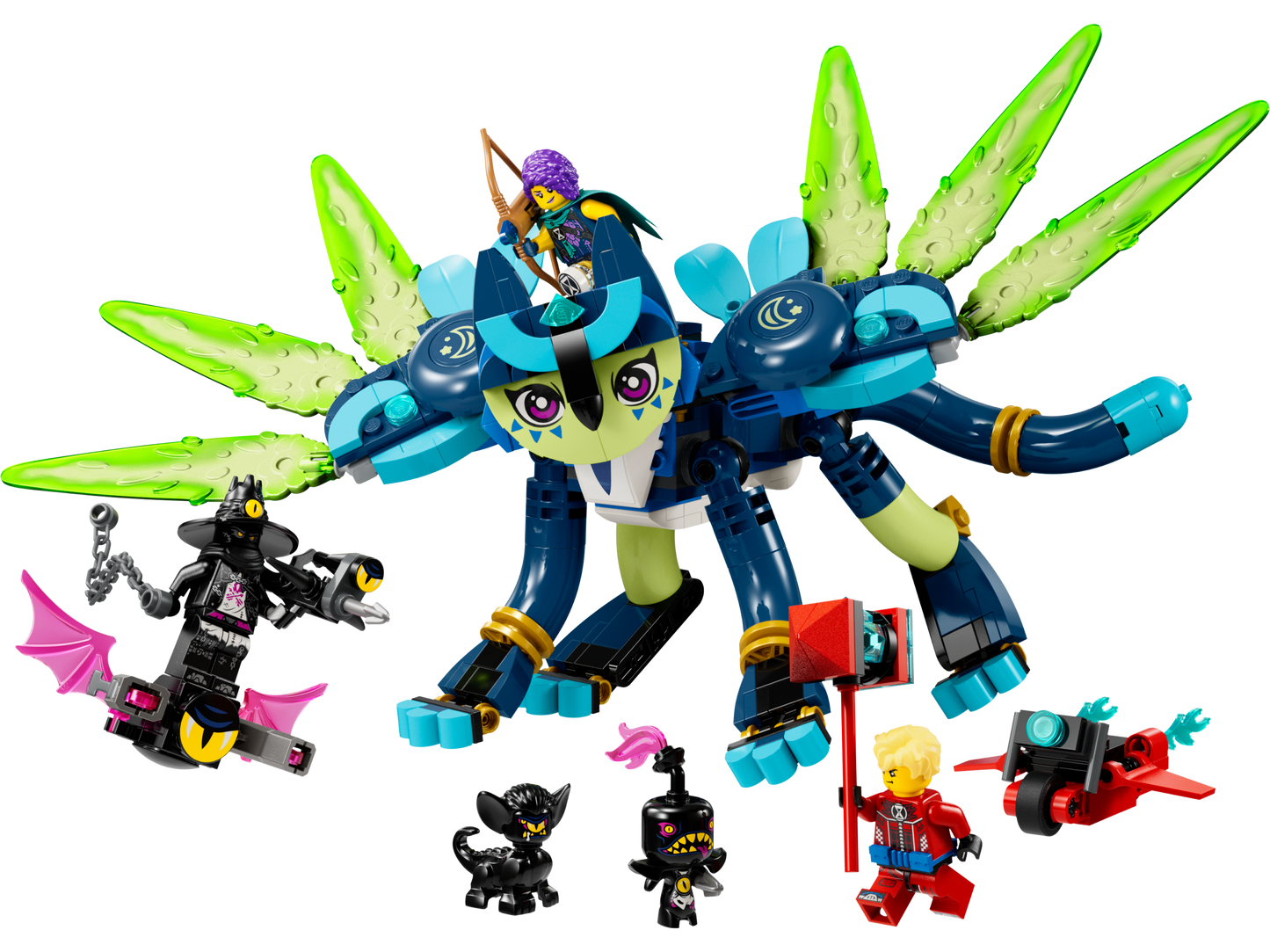 LEGO Zoey And Zian The Cat-Owl — Set 71476