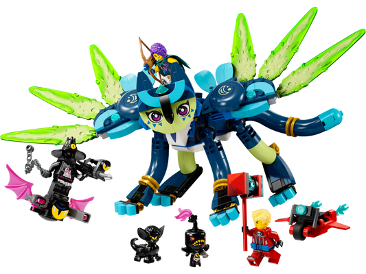 LEGO Zoey And Zian The Cat-Owl — Set 71476