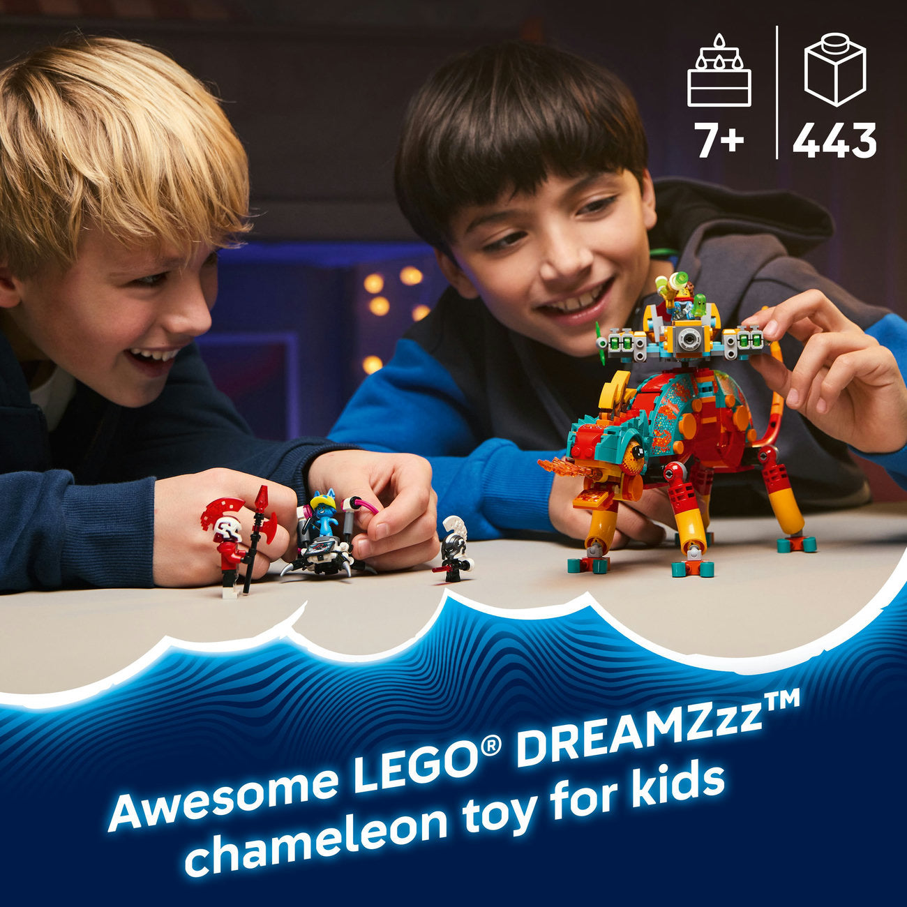 LEGO® DREAMZzz™ Mateo’s Fire Chameleon Imagination Toy 71492