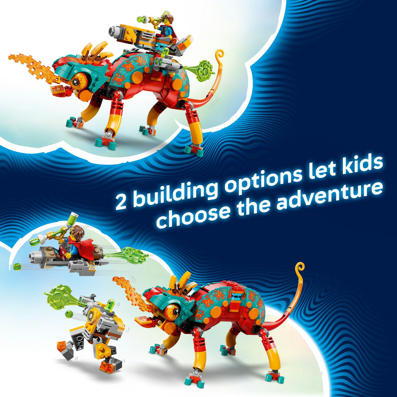 LEGO® DREAMZzz™ Mateo’s Fire Chameleon Imagination Toy 71492