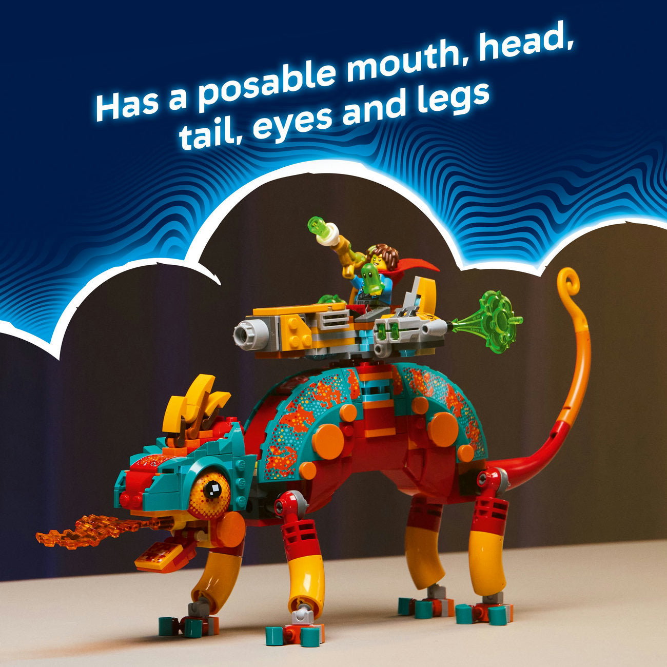 LEGO® DREAMZzz™ Mateo’s Fire Chameleon Imagination Toy 71492