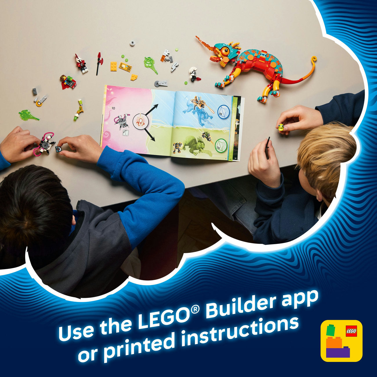 LEGO® DREAMZzz™ Mateo’s Fire Chameleon Imagination Toy 71492