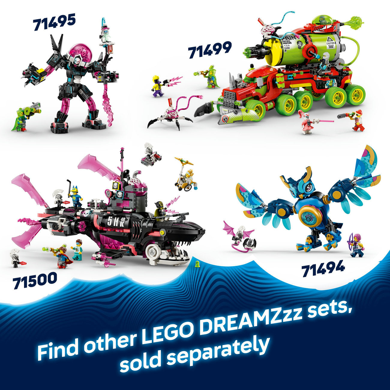 LEGO® DREAMZzz™ Mateo’s Fire Chameleon Imagination Toy 71492