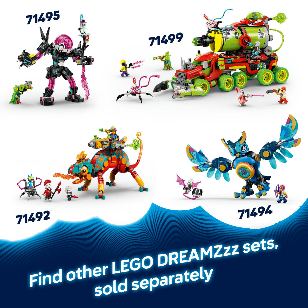 LEGO® DREAMZzz™ Nightmare Shark Submarine Toy 71500