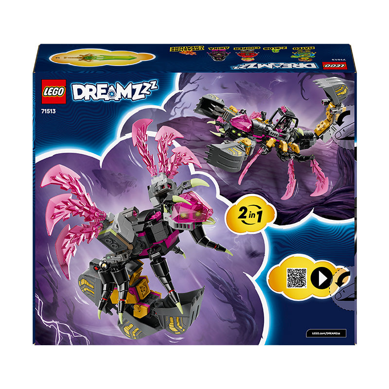 LEGO® DREAMZzz™ Nightmare Scorpion Digger Building Toy 71513