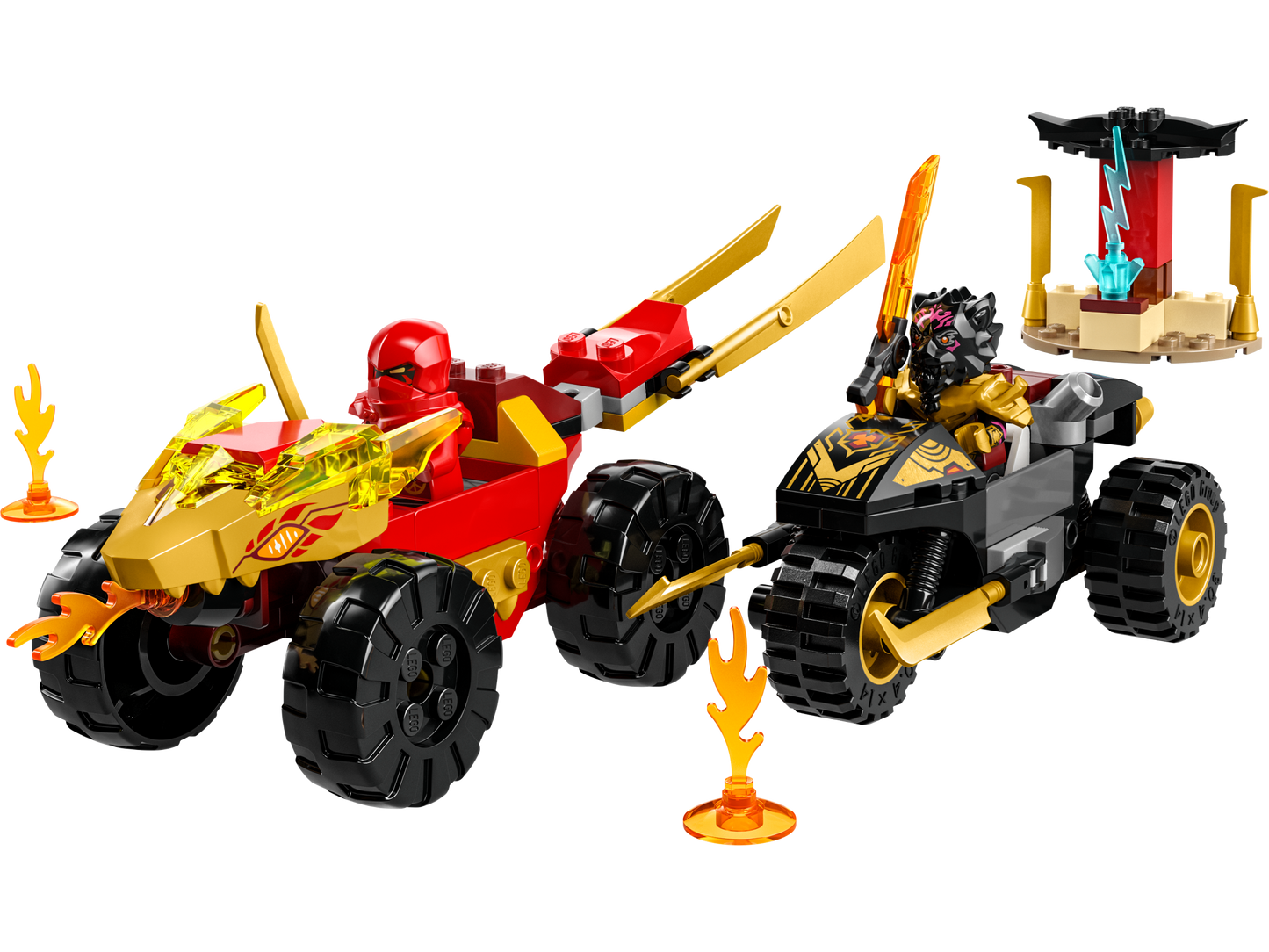 LEGO Kai and Ras's Car and Bike Battle — Set 71789