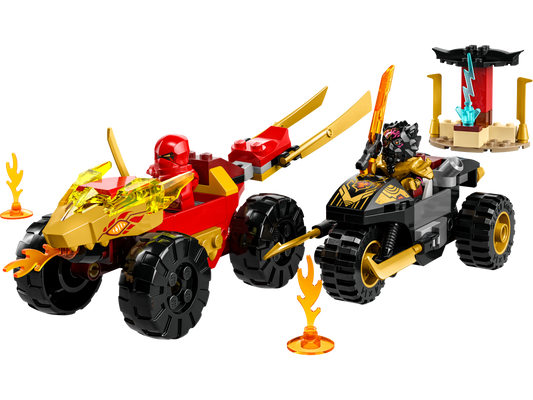 LEGO Kai and Ras's Car and Bike Battle — Set 71789