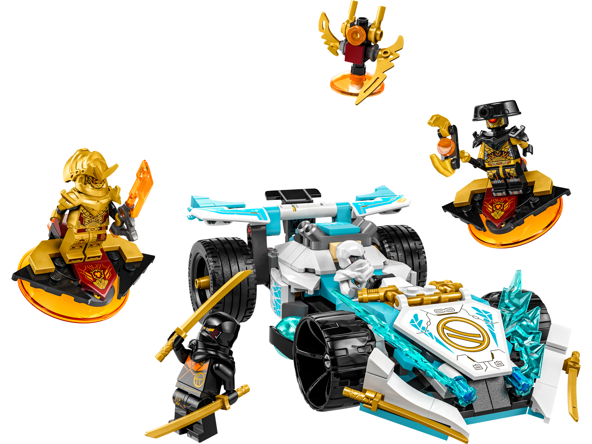 LEGO Zane’s Dragon Power Spinjitzu Race Car — Set 71791