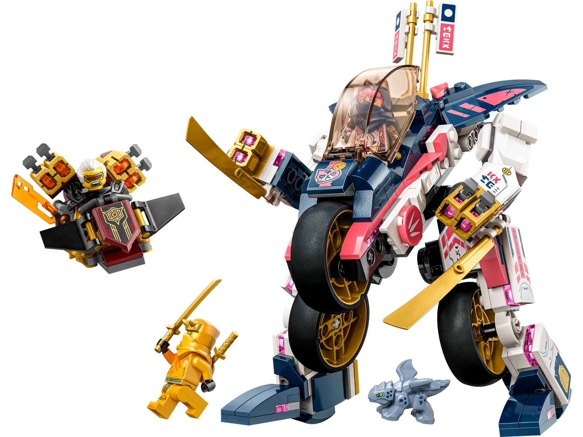 LEGO Sora's Transforming Mech Bike Racer — Set 71792