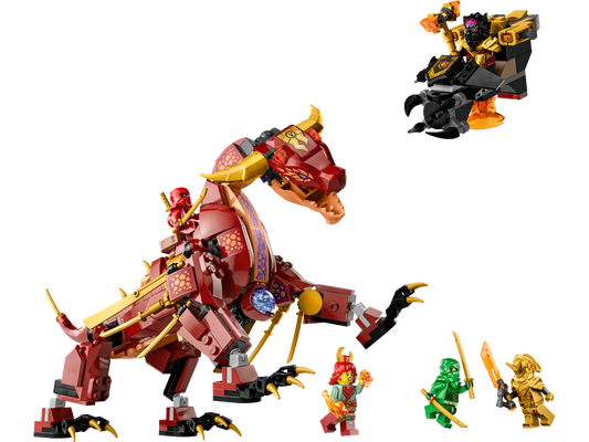 LEGO Heatwave Transforming Lava Dragon — Set 71793