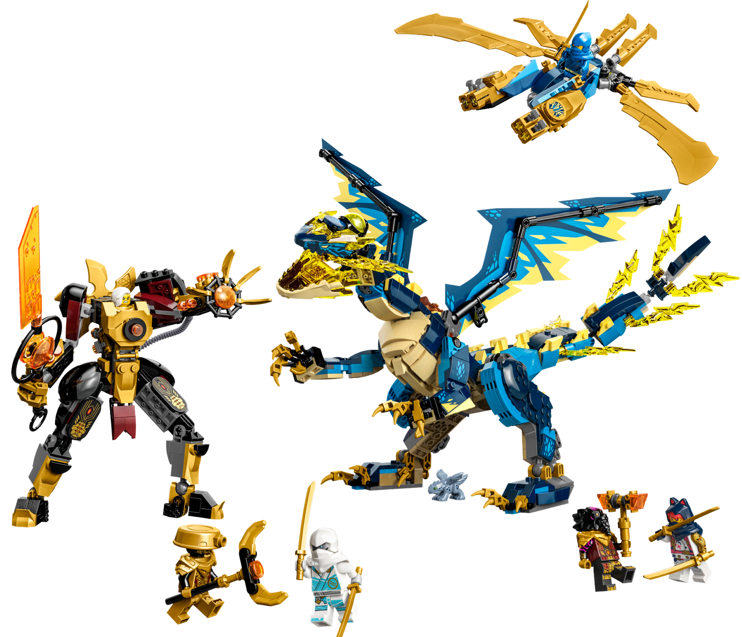 LEGO Elemental Dragon vs. The Empress Mech — Set 71796