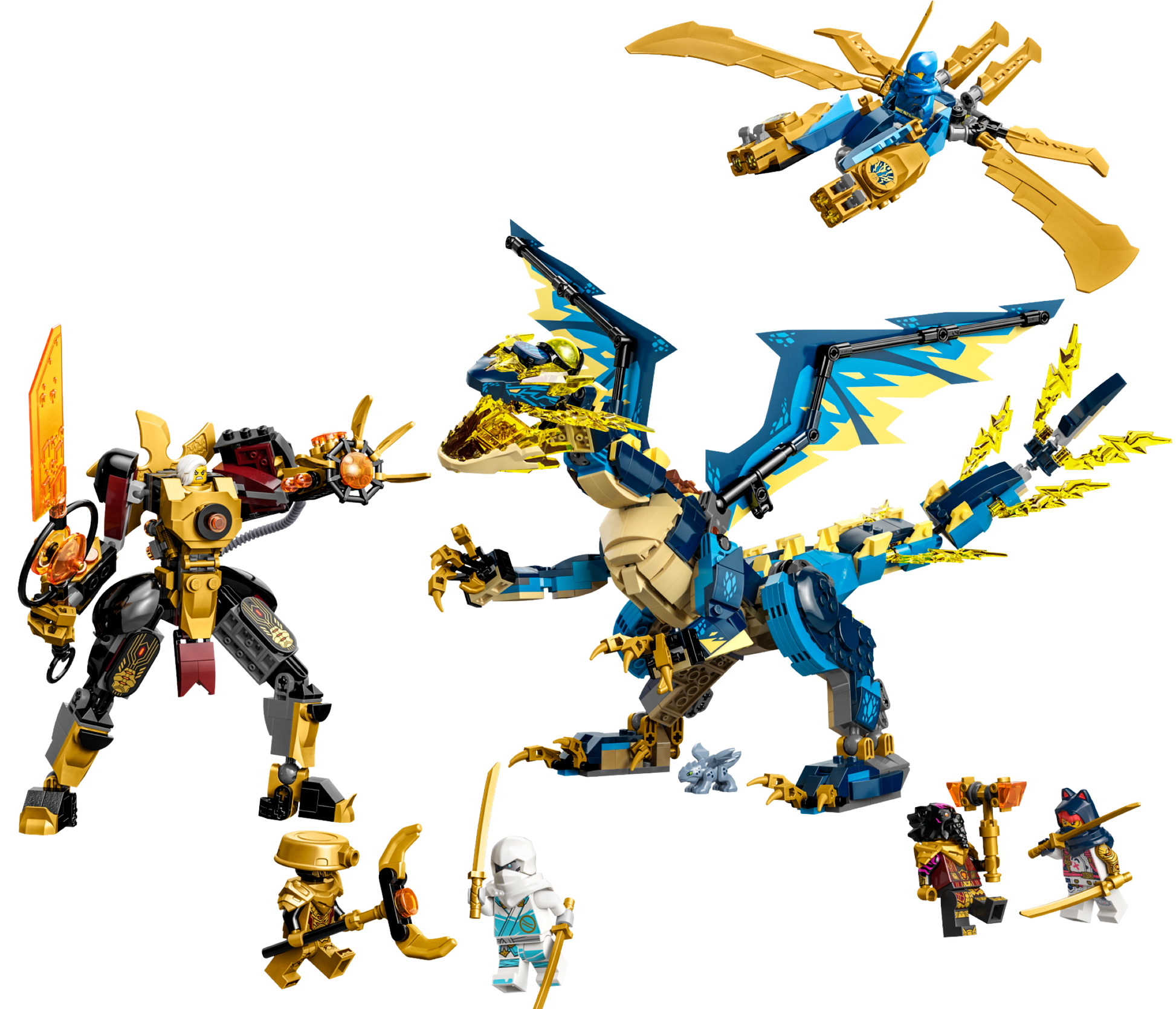 LEGO Elemental Dragon vs. The Empress Mech — Set 71796