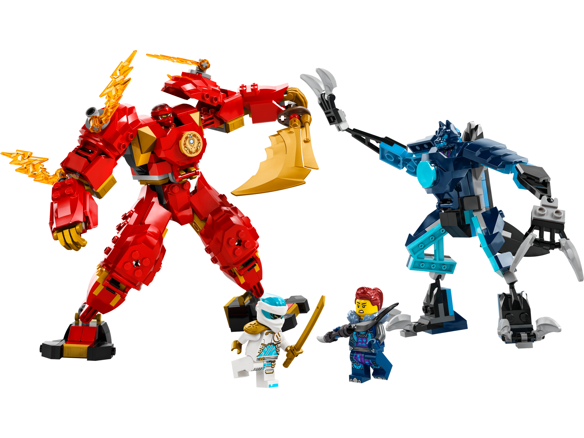 LEGO Kai's Elemental Fire Mech — Set 71808