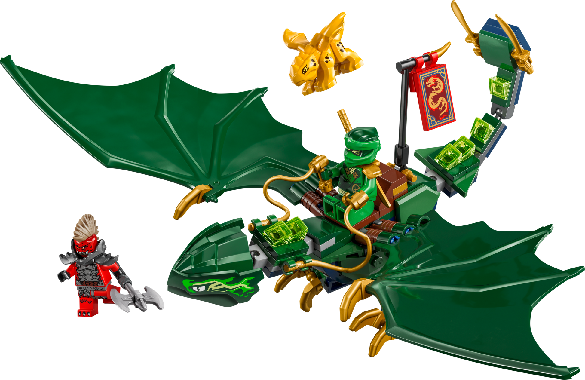 LEGO Lloyd's Green Forest Dragon — Set 71829