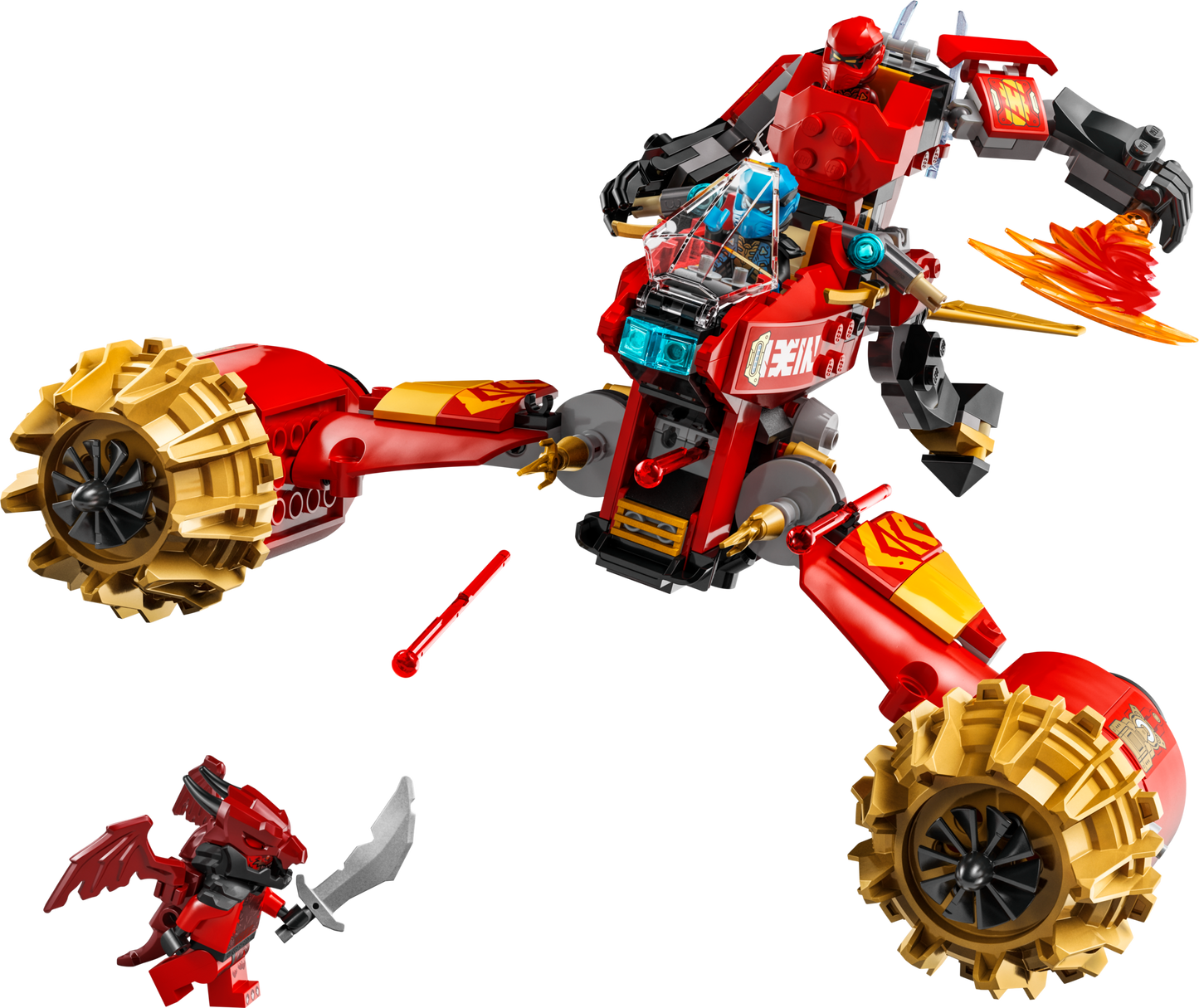 LEGO Kai's Mech Storm Rider — Set 71830