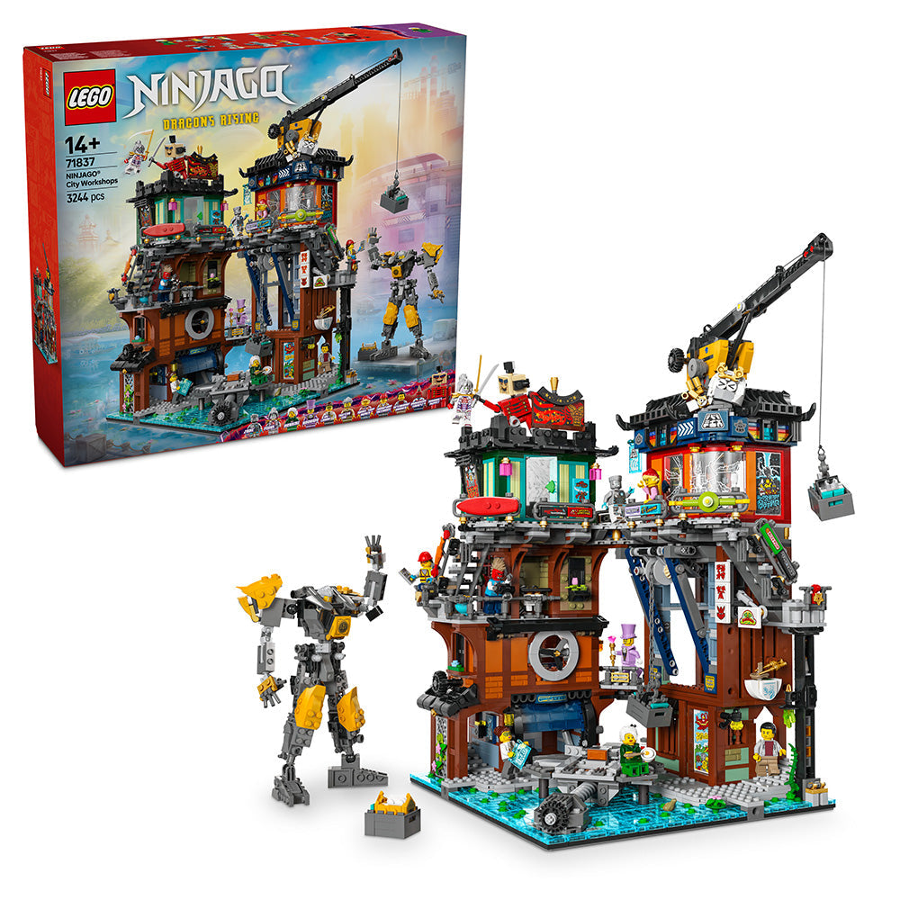 LEGO® NINJAGO® City Workshops Ninja Playset Building Kit 71837