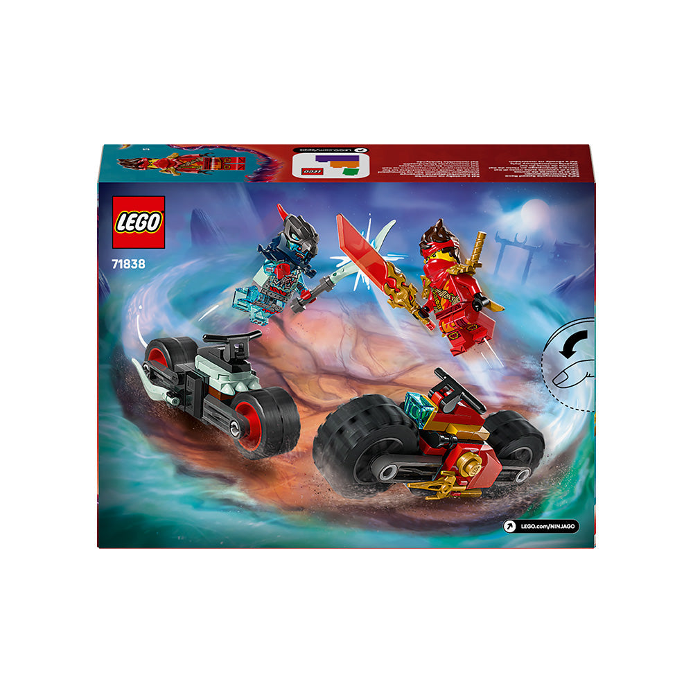 LEGO® NINJAGO® Kai’s Motorcycle Speed Race Playset with 2 Ninja Bike Toys 71838