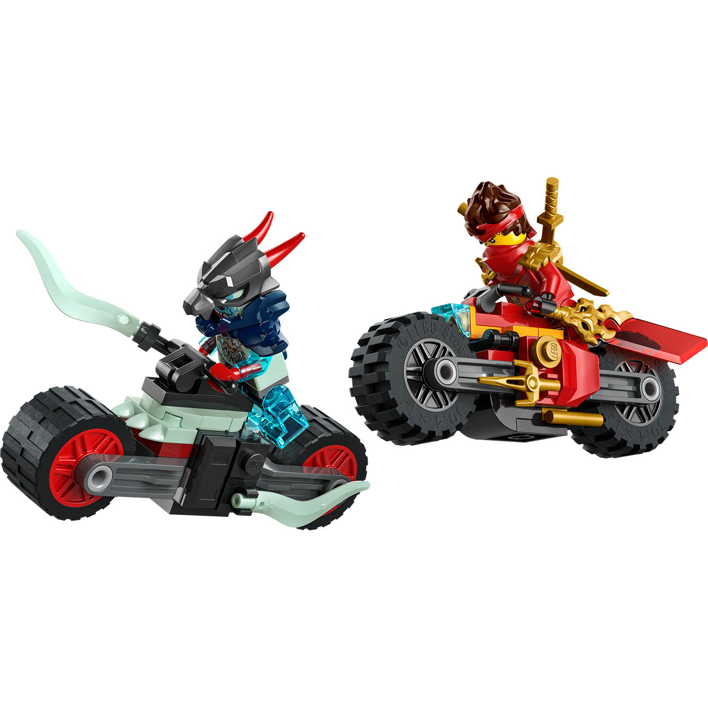 LEGO® NINJAGO® Kai’s Motorcycle Speed Race Playset with 2 Ninja Bike Toys 71838