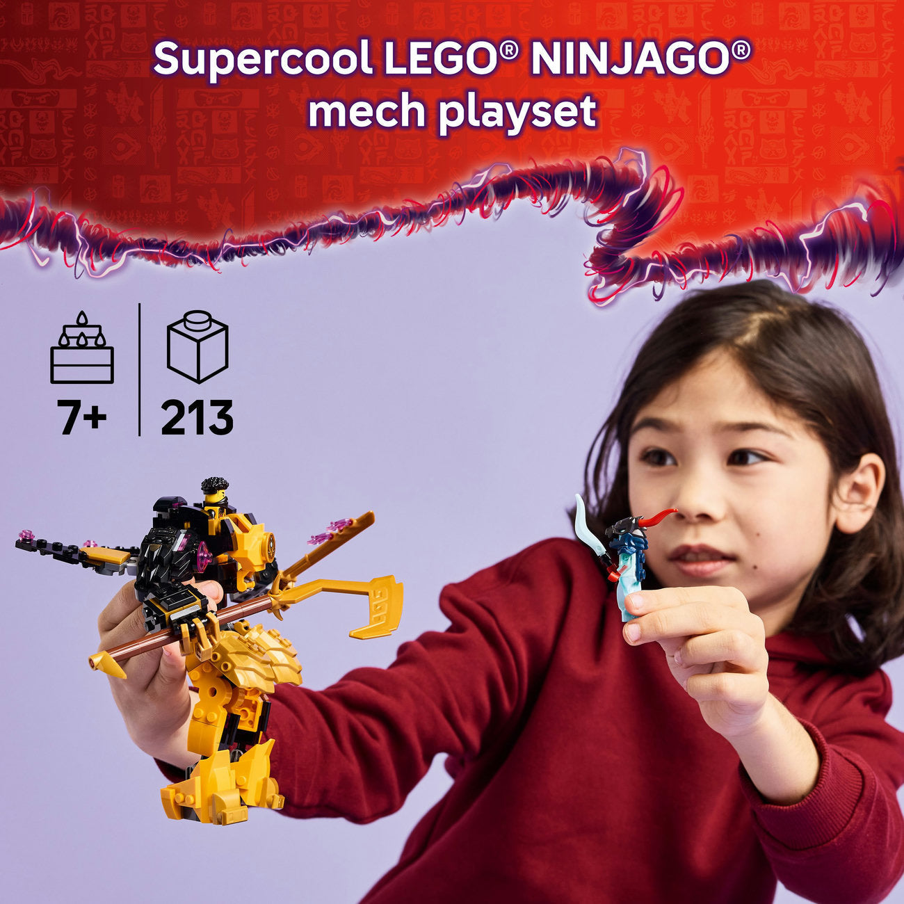 LEGO® NINJAGO® Arin’s Spinjitzu Battle Mech Toy Set 71839