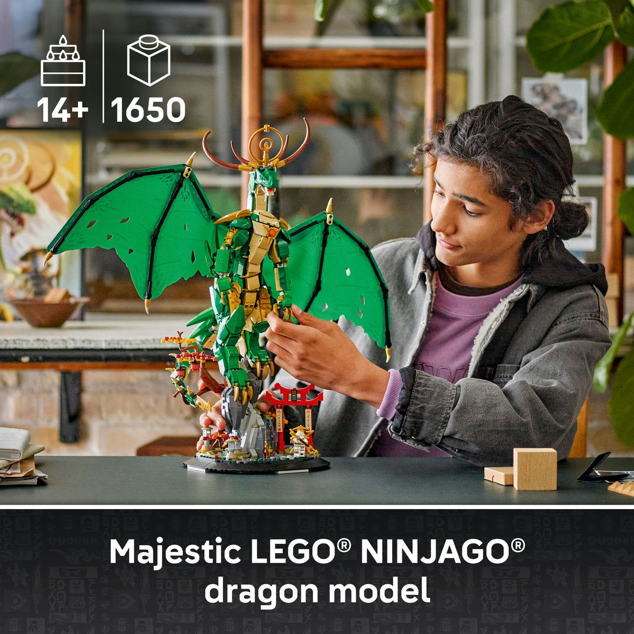 LEGO® NINJAGO® The Guardian Dragon Display Building Kit 71847