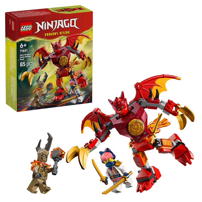 LEGO® NINJAGO® Kai’s Dragon Mech Battle Pack, Mech Toy 71851