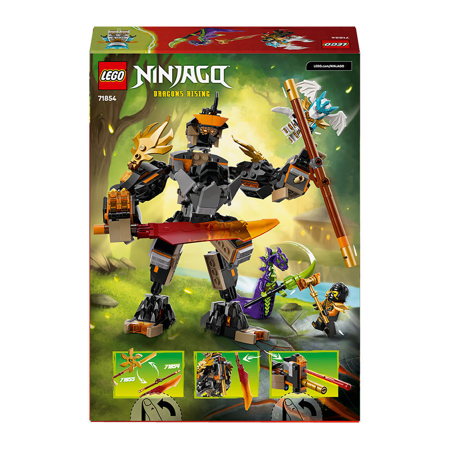 LEGO® NINJAGO® Cole’s Mission Mech & Dragon Zane Toys 71854