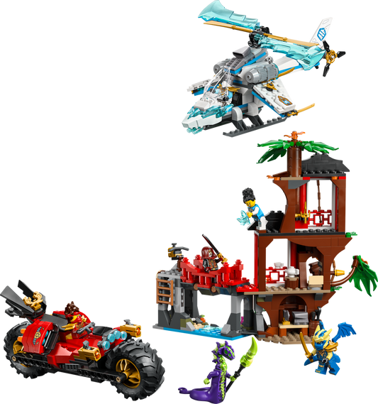 LEGO Ninja Vehicle Tree House Battle — Set 71857