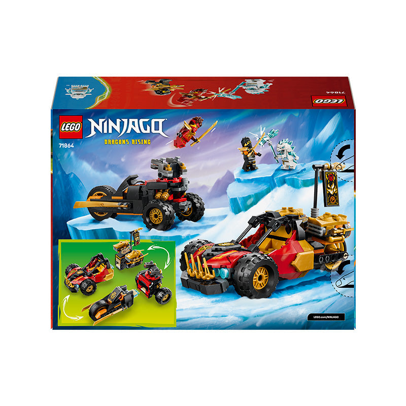 LEGO® NINJAGO® Kai and Cole’s Combiner Vehicles Toy 71864