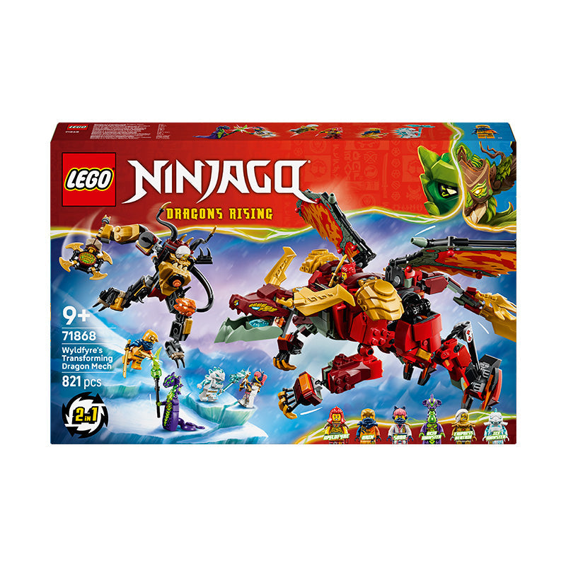 LEGO® NINJAGO® Wyldfyre's Transforming Dragon Mech 71868