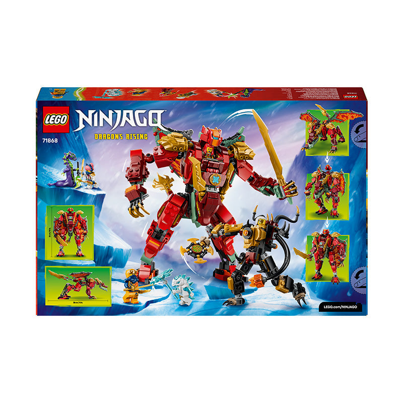 LEGO® NINJAGO® Wyldfyre's Transforming Dragon Mech 71868