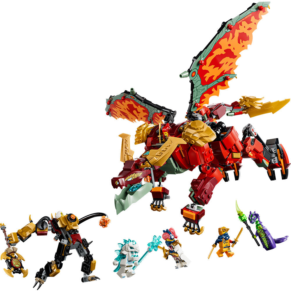 LEGO® NINJAGO® Wyldfyre's Transforming Dragon Mech 71868