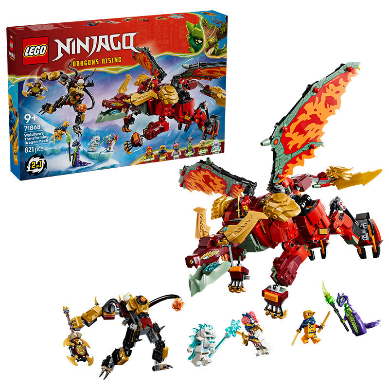 LEGO® NINJAGO® Wyldfyre's Transforming Dragon Mech 71868